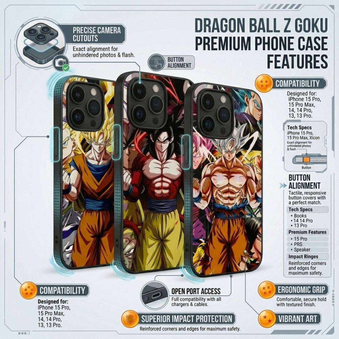 Goku Lenticular Phone Case – Dragon Ball